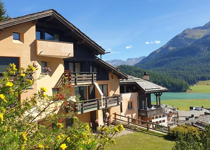 Apartman Chesa Bellaval, Haus La Vuolp 2 1 2-zimmerwohnung Silvaplana